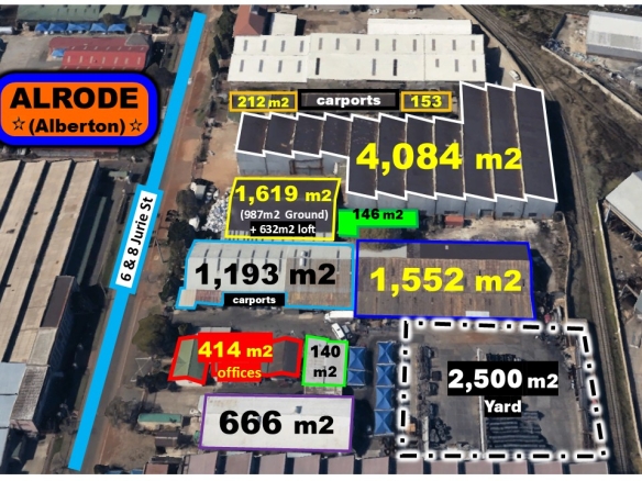 Large Industrial Property in Alrode
